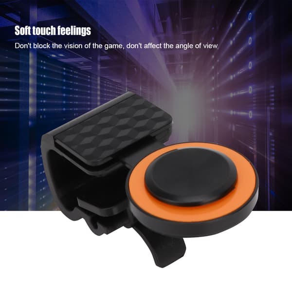 Bærbar mobiltelefon spilcontroller varme gamepad hjælpe nøgleknapper til smartphone orange