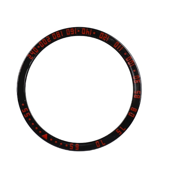 Metallskyddsring Dekorativ ram för Samsung S3 Galaxy Watch 46mm (Svart röd)