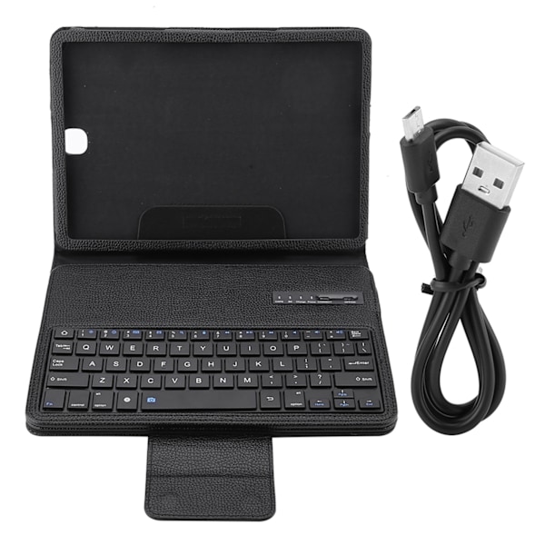 Tablet-langaton Bluetooth-näppäimistökuori Sumsung TAB S2/ TAB A T810/T550 (musta)