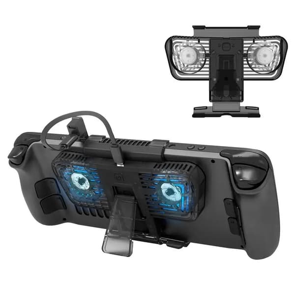 For Steam Deck Fan Cooling Cooler Holder Bracket External Base Stand Replacement Dock For Steam Deck Console Game Accessories