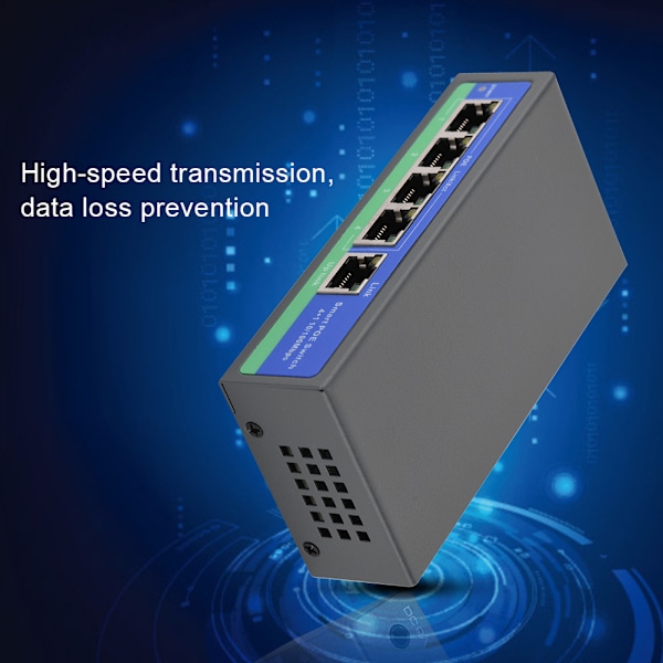 POE Power Over Ethernet -kytkin 4 portin POE   1 Uplink -portti IEEE802.3Af AT