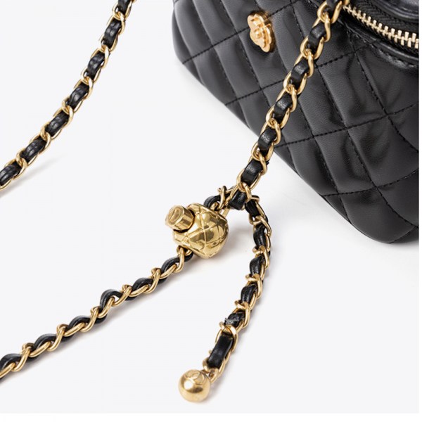 Liten Fyrkantig Väska Box Väska Kamelia Rutmönster Kedja Box Liten Väska Dam Enkel Axelremsväska Crossbody Väska Dam Handväska