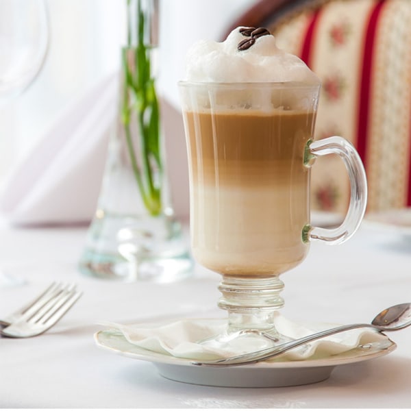 Glasklare kaffekopper med håndtag, isolerede kaffeglas, cappuccinokopper, tekopper, lattekopper, drikkeglas varmebestandige