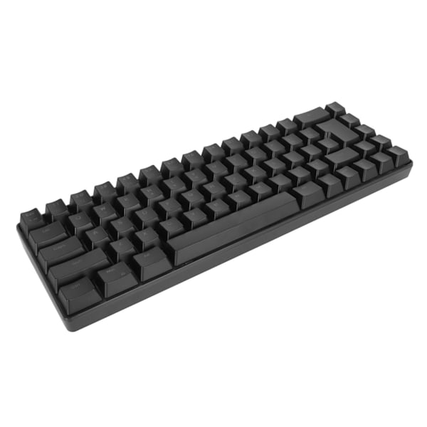 V200 Mekanisk Gamingtangentbord Bärbar 68 Tangenter Trådbunden RGB Bakgrundsbelyst Tangentbord för IBM PC Win98SE Svart