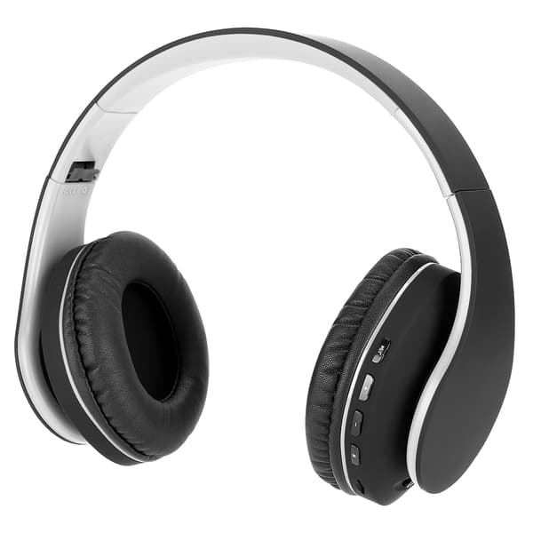 WH-816 Fällbart trådlöst Bluetooth-headset Justerbart huvudband Hörlurar HeadsetSvart och grå