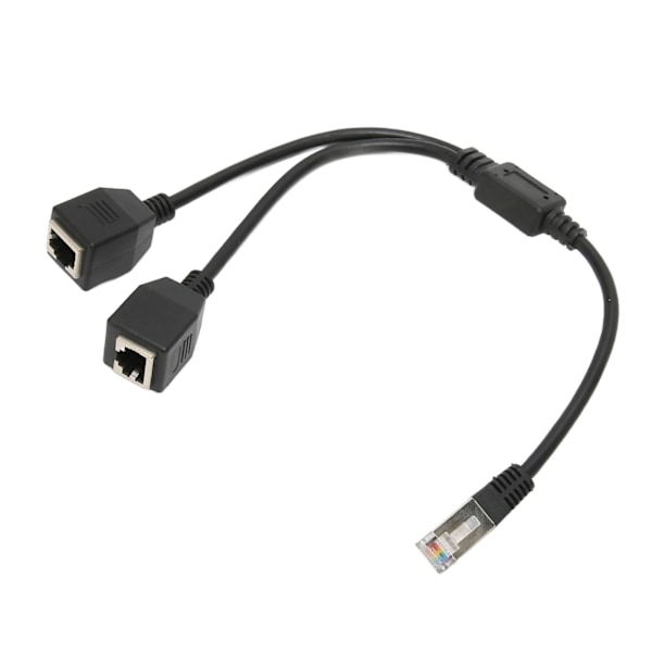 RJ45 Ethernet Splitter Kabel 1 Hane till 2 Hon Port Stabil Snabb Överföring Cat5 RJ45 Splitter Kabel för Router Modem