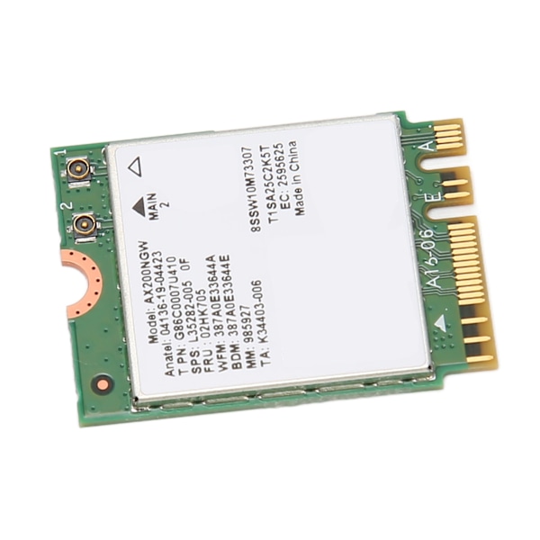WiFi 6 nätverkskort för Intel AX200NGW 802.11ax Bluetooth 5.2 WIFI M.2 nätverksadapter för bärbar dator