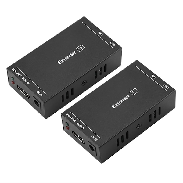60 M HDMI-netværksforlænger, tabsfri sender-modtageradapter 100-240 V (VDE)