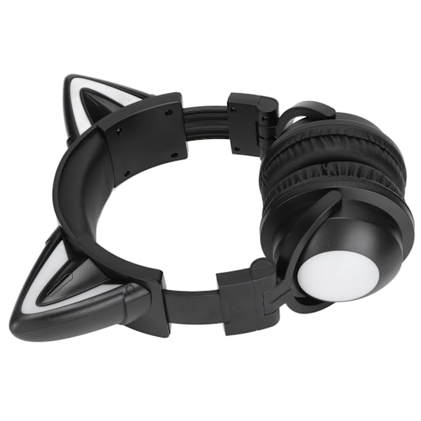Katteøre Bluetooth-headset Stereo-headset med mikrofon LED Søde katte-headset til piger Børn