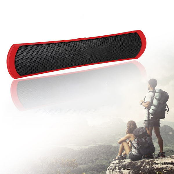 Multifunktionell lång remsa form pluggbar korttyp trådlös Bluetooth5.0-högtalare