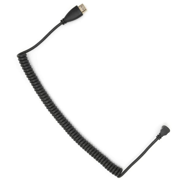 HD Multimedia InterfaceA till HD Multimedia InterfaceD Adapterkabel Fjäderkabel Omvänd Armbåge