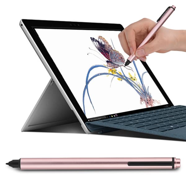 Kapacitiv penna pekskärm stylus pennan för Microsoft Surface (roséguld)