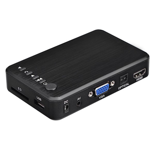 Mini Full HD 1080P Digital Multi TV Media Player Box Support HDMI / VGA / AV USB SD Card