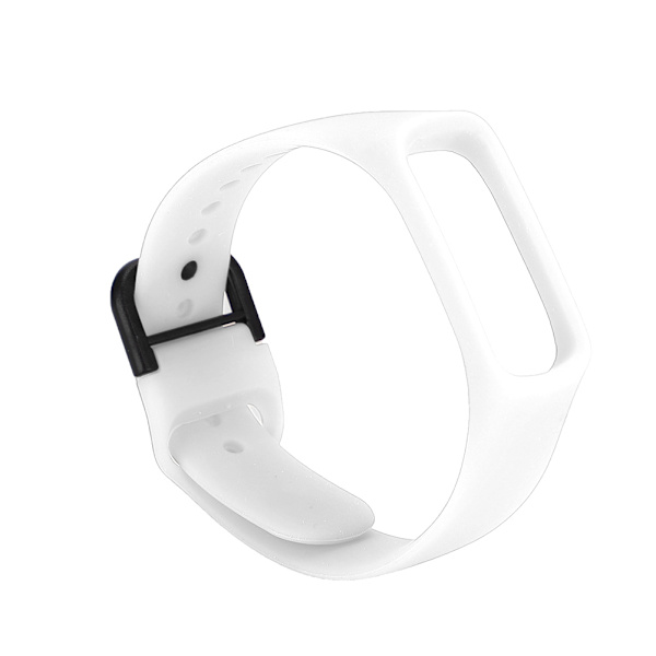 Yksivärinen silikoniranneke Samsung galaxy fit-e SM-R375 -valkoinen