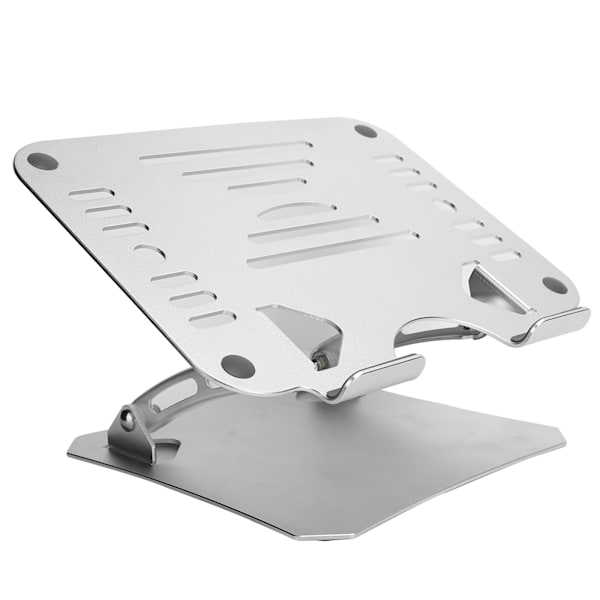 Bærbar computer stand justerbar bærbar skrivebordsstativ Tablet holder kølebase sølv