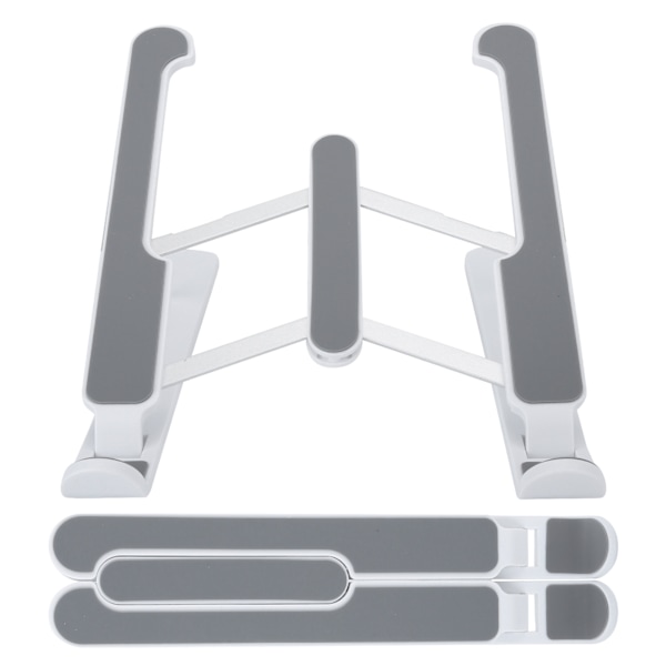 Notebook-stativ MultiPosition Fällbar Fäste 1117in Laptop Kylstöd Bas Lyft Riser(Vit )
