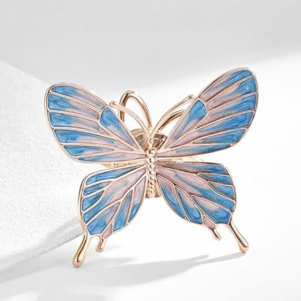 Kukkaeläin rintaneula naisille ja tytöille, rintaneula, hääasusteet, rintaneula, koru lahja vaimolle äidille Butterfly