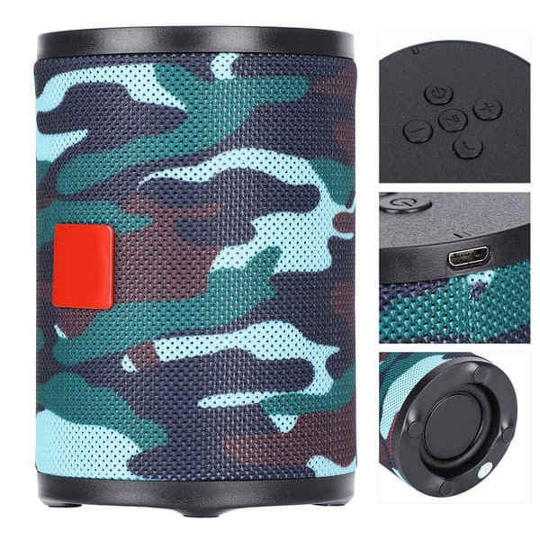 Bærbar trådløs digitalhøyttaler E‑331Camouflage i ABS med Bluetooth