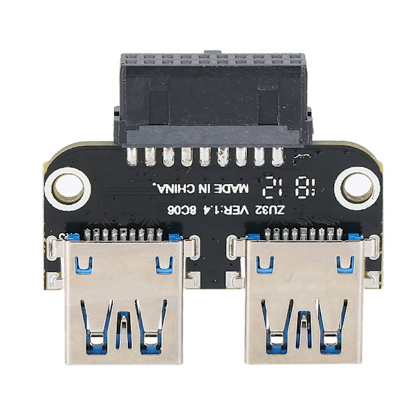 Inbyggt USB3.0 till USB Hon 19PIN / 20PIN till USB Hon USB Förlängningsadapter