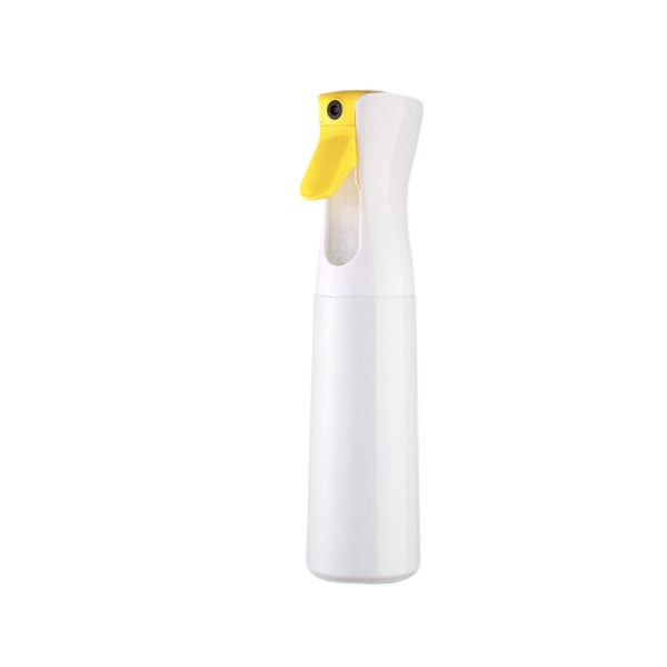 Hårsprayflaske, 300 ml kontinuerlig vand Mister Sprayflaske Tom Fine Mist Salon Frisørsprayflaske til krøllet hårstyling, gul