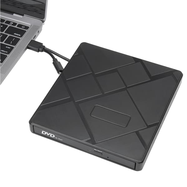 USB3.0 Typ C Dubbel Gränssnitt Extern Mobil DVD-brännare Optisk Enhet DVDRW