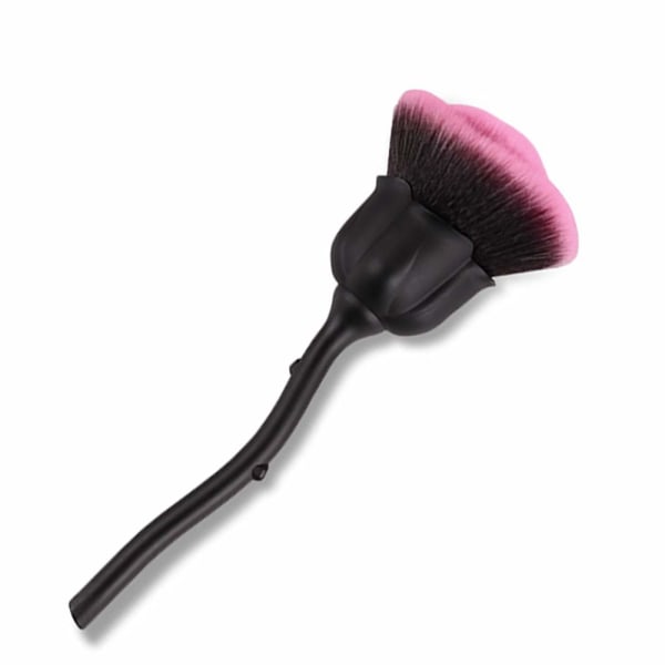 1 st Black Rose Makeup Brush ， Blush Brush Fashion Beauty Tool ， Super Large Face Powder Makeup Borstar för Powder Cosmetic Tool