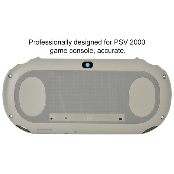 Erstatt spillkonsoll vert deksel for PS Vita 2000 PSV2000 (grå)