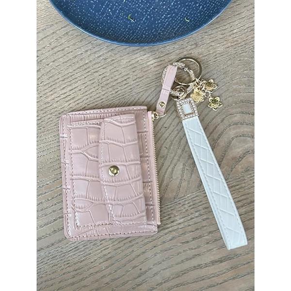 Nøkkelring Armbånd Nøkkelring Lommebok for Kvinner Bilnøkkelkjede Armbånd Nøkkelring Dame Nøkkelring for Nøkler Pastel