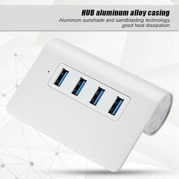 Hög hastighet bärbar mini 4-portars USB3.0 laddningshub splitteradapter för ORICO M3H4