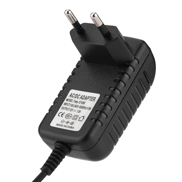 12V 1A strømforsyningadapter stabil overføring AC DC-adapter for digital -