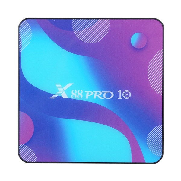 X88 PRO10 Internet TV Box Dubbelfrekvens WIFI Bluetooth 4.0 för Android 10.0 (4+32G )