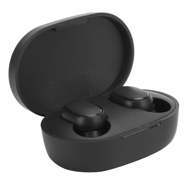 Sann trådlös Bluetooth 5.0 hörlurar Lätt ergonomiskt headset med laddningsfodral