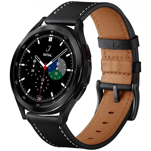 AVEKI Läderband Kompatibelt med Samsung Galaxy Watch 3 45mm Band/Galaxy Watch 46mm Band/Gear S3 Band, 22mm Armband Rem för Kvinnor Män för Galaxy Wat