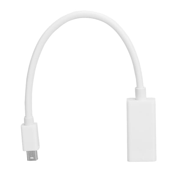 Mini DP hann til HD multimedia interface hunn adapter for MacBook skjerm projektor hvit