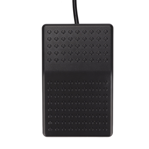 USB Fodpedal USB Enkelt Pedal Mekanisk Afbryder med Indikatorlys Standard HID Programmerbar PC Tastatur Mus Enhed