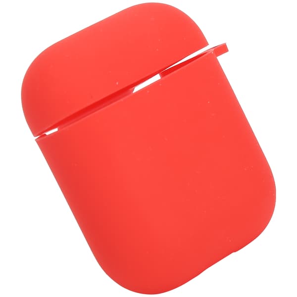 Silikonebeskyttelse med karabinhage til IOS Earbuds II Bluetooth-headset - Rød
