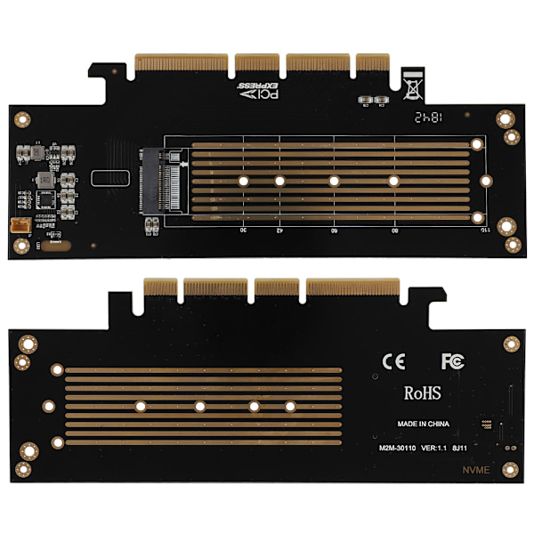 SK8 PCIE til NVME Udvidelseskort til 2230 2242 2260 2280 22110 Størrelse NVME SSD