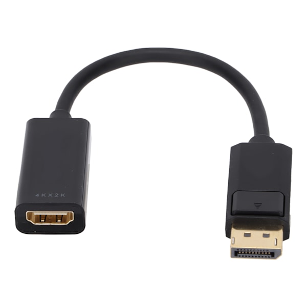 Mindpure Adapterkabel DP til HighDefinition Multimedia Interface 4K Konverterkabel for datamaskin bærbar skjerm TV