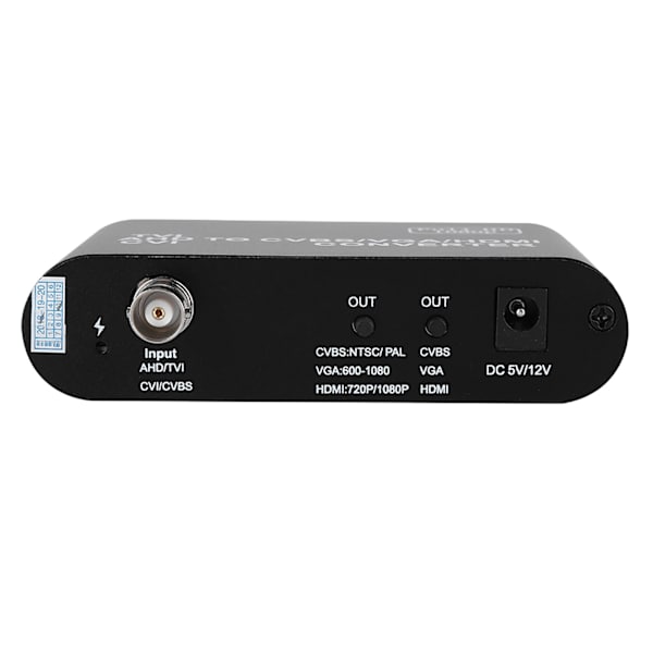 720P inngang/utgang AHD til HDMI-omformer 500m AHD-signal AHD TVI CVI til HDMI-omformer -