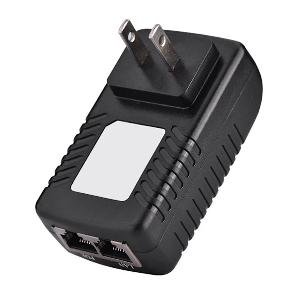 48V 0.5A PoE-injektor til vægmontering, Ethernet-adapter, strømforsyning til IP-telefon/kamera