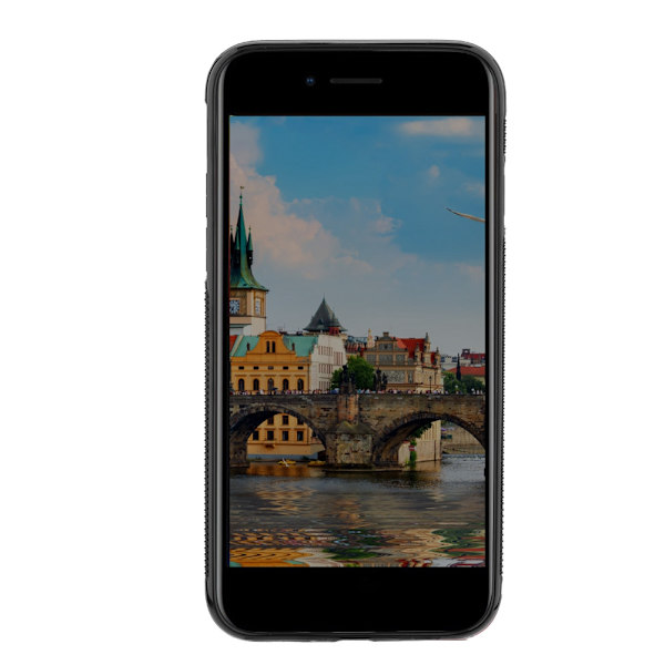 Erittäin tahmea nano-kumi suojaava iskunkestävä täyspeittävä kotelo IPHONE 6/7/8:lle