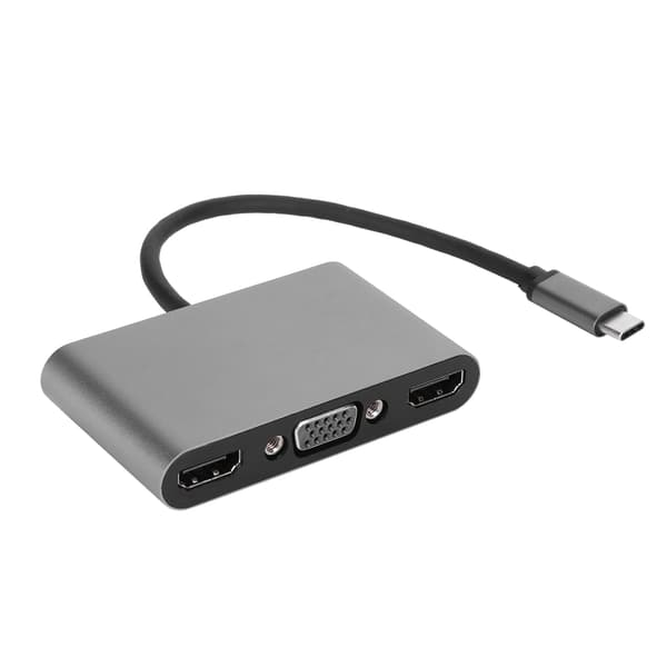 5 i 1 TypeC Docking Station TypeC til HDMI/VGa PD Kabeladapter Konverter til Bærbar