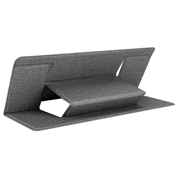 Ultra tynd usynlig integreret foldbar tablet bærbar standholder (grå)
