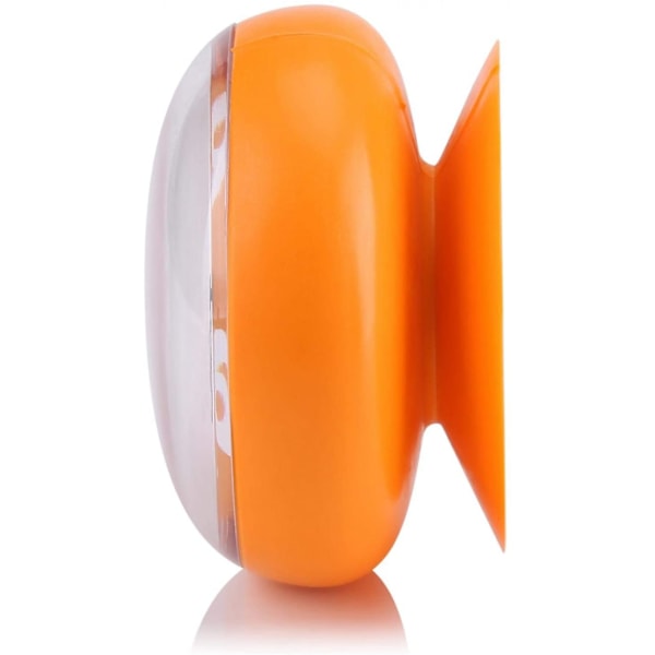 Badrumsklocka, Väggklocka Badrumstillbehör Perfekt för badrum eller kök (orange)