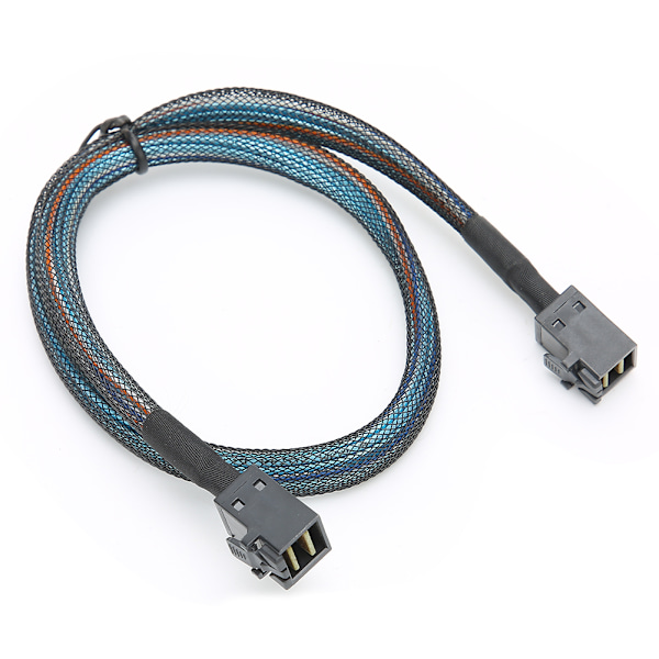 Adapterkabel Data Cord SFF-8643 till SFF8643 H0106 Server Inbyggd Mini SAS HD36P Nylon Flätad (0,5 meter)