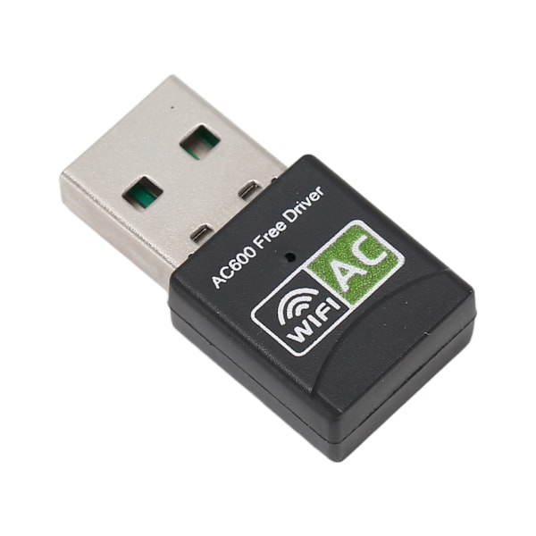 USB WiFi-adapter 600 Mbps Dual Band 2.4G 5.8G Stöd AP-läge IEEE 802.11g Trådlös Nätverksadapter för Laptop Desktop PC