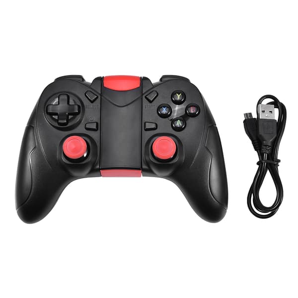 Bærbar trådløs Bluetooth spillkontroller Gamepad Joystick for Android iOS-telefon