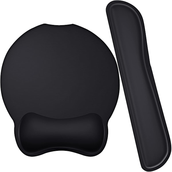 Uppgradera Förstora Superfin Fiber Mjukt Slätt Gel Ergonomisk Musmatta Handledsstöd och Tangentbords handledsstöd för Dator, Laptop, Mac,