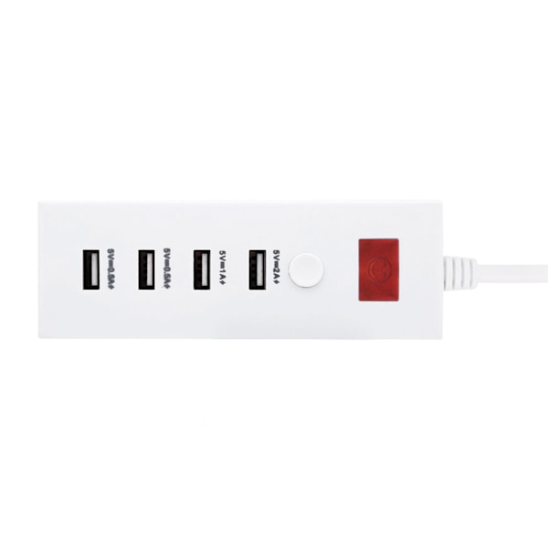 5V 2A Snabbladdare 4 Port Smart USB Laddningsstation Power Hub