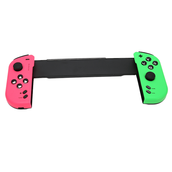 Trådlös spelkontroll Multifunktion 6 axlar Kroppssensor Turbo-funktion Bluetooth spelkontroll för Switch Joycon Rosa Grön